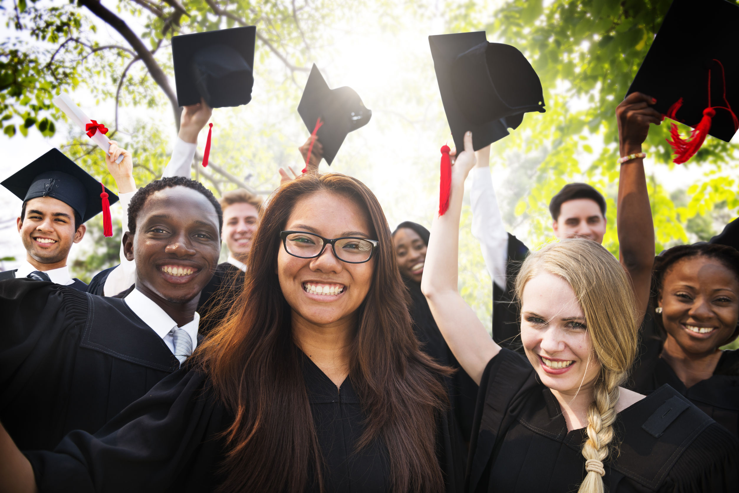 Group of graduates smiling at us LAUNCH Flagstaff