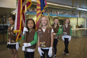 Girl Scouts Color Guard